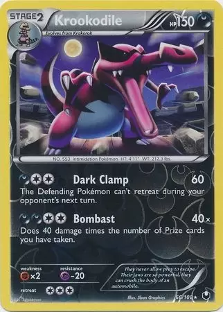 Dark Explorers - Krookodile Reverse