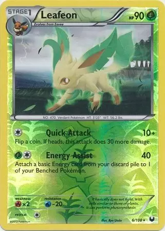 Dark Explorers - Leafeon Reverse