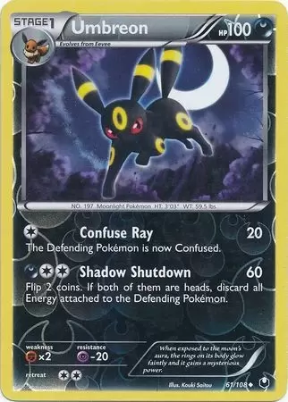 Dark Explorers - Umbreon Reverse