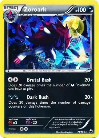 Dark Explorers - Zoroark Holo Cracked Ice