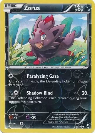 Dark Explorers - Zorua Reverse