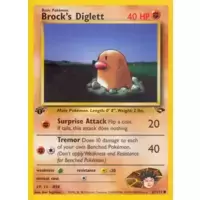 Brock's Diglett 1st Edition