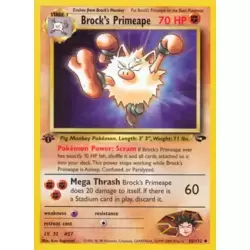 Brock's Primeape 1st Edition