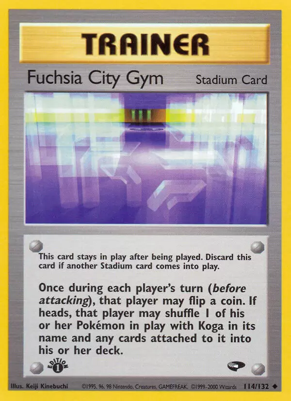 Gym Challenge - Fuchsia City Gym 1st Edition