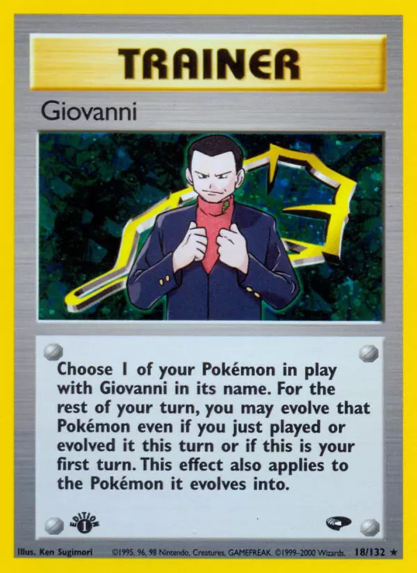 Gym Challenge - Giovanni Holo 1st Edition