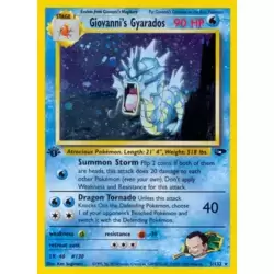 Giovanni's Gyarados Holo 1st Edition