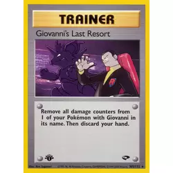 Giovanni's Last Resort 1st Edition