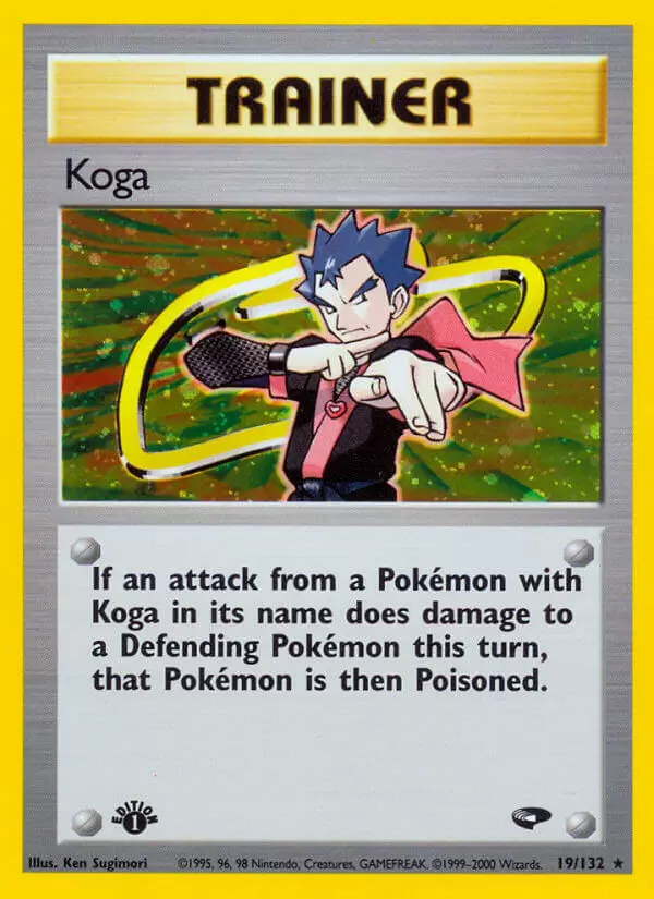 Gym Challenge - Koga Holo 1st Edition