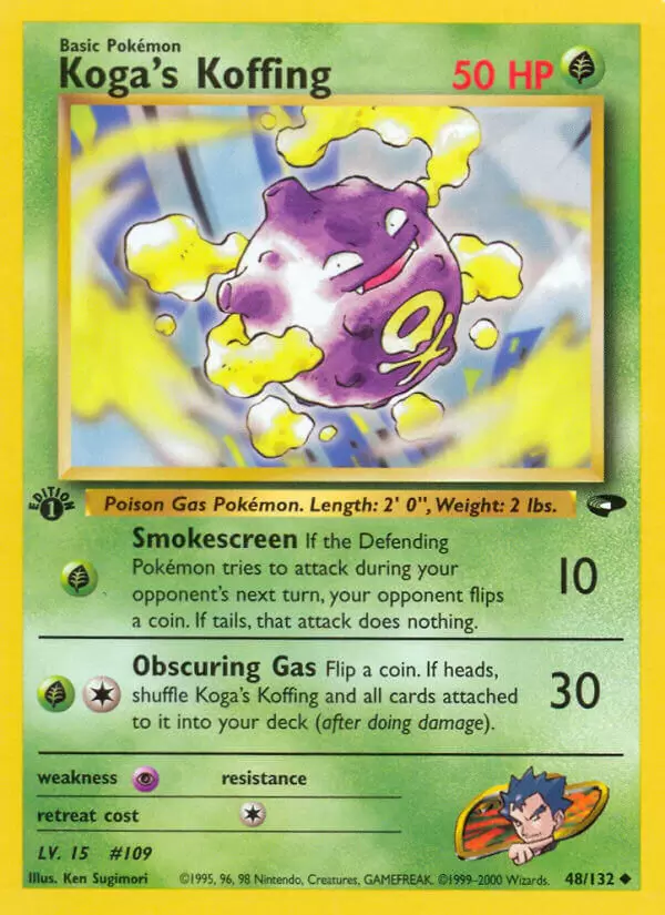 Gym Challenge - Koga\'s Koffing 1st Edition