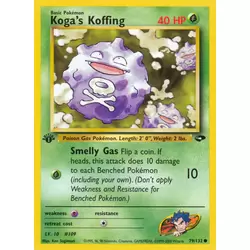 Koga's Koffing 1st Edition