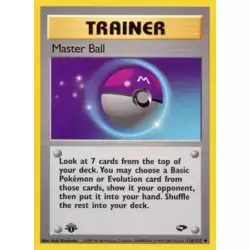 Master Ball 1st Edition