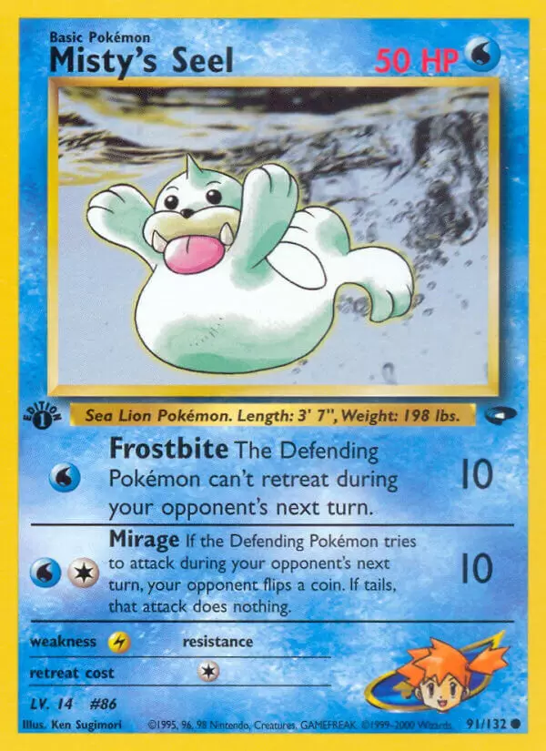 Gym Challenge - Misty\'s Seel 1st Edition