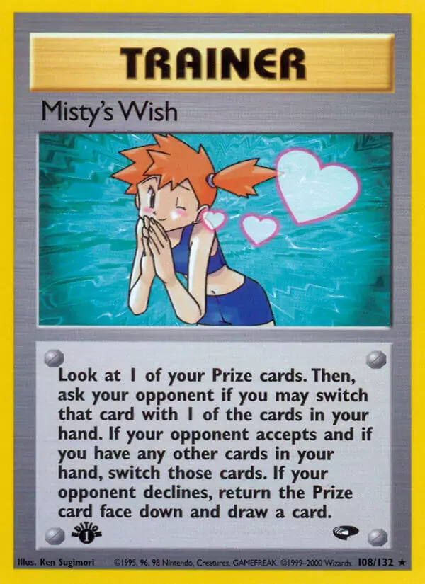 Gym Challenge - Misty\'s Wish 1st Edition