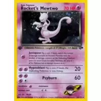 Rocket's Mewtwo Holo 1st Edition