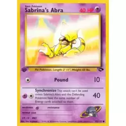 Sabrina's Abra 1st Edition