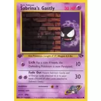 Sabrina's Gastly 1st Edition