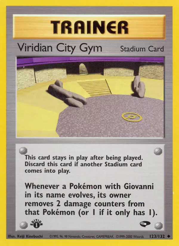Gym Challenge - Viridian City Gym 1st Edition