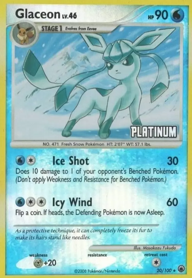 Majestic Dawn - Glaceon Reverse Logo