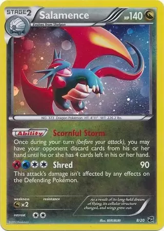 Dragon Vault - Salamence Cosmos Holo