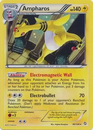 Dragons Exalted - Ampharos Cosmos Holo