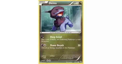 Pokemon Card TCG Deino Dragons Exhalted Black And White 93/124
