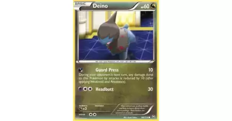 Deino 94/124 - Pokemon Dragons Exalted Common Card