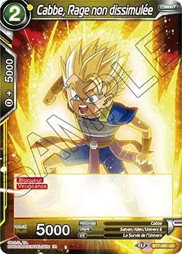 Assault of The Saiyans [BT7] - Cabbe, Rage non dissimulée