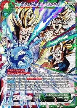 Assault of The Saiyans [BT7] - Son Gohan et Son Goten, Liens familiaux