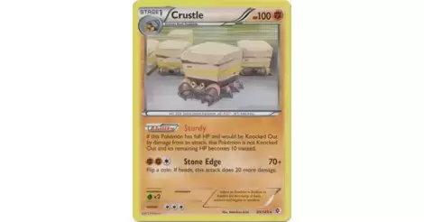 Crustle Holo Rare Pokemon Card BW Boundaries Crossed 85/149 