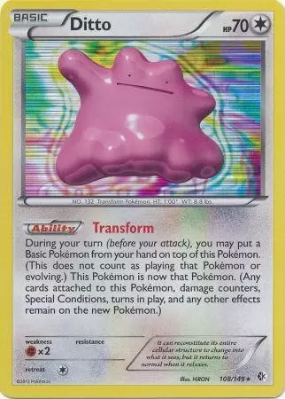  Ditto 053/078 - Pokemon Go - Holo Rare Card : Toys & Games