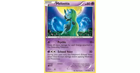 Meloetta - 124/264 - Rare - Reverse Holo - Pokemon Singles » Sword