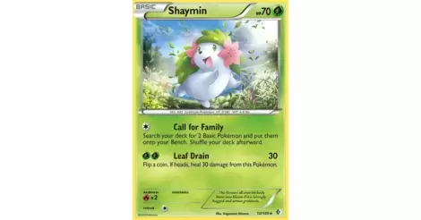 crossed borders Shaymin-n&b 10/149 French designer card pokemon