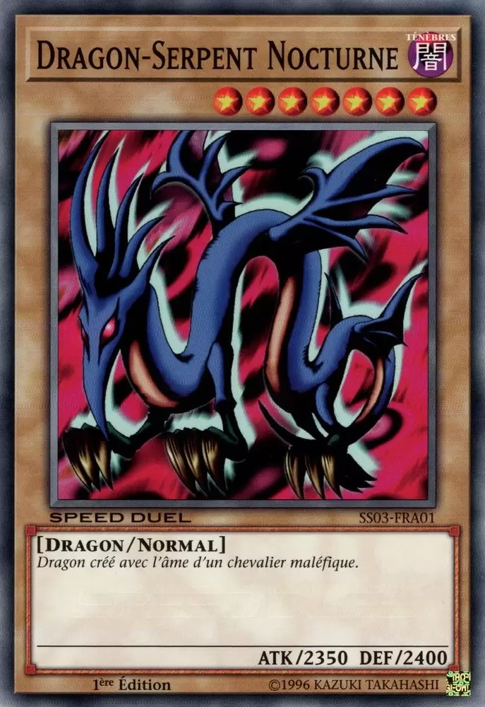 Speed Duel - Les Prédateurs Ultimes SS03 - Dragon-Serpent Nocturne