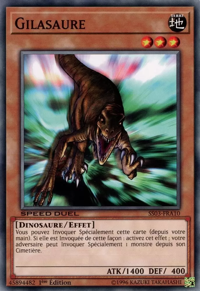 Speed Duel - Les Prédateurs Ultimes SS03 - Gilasaure
