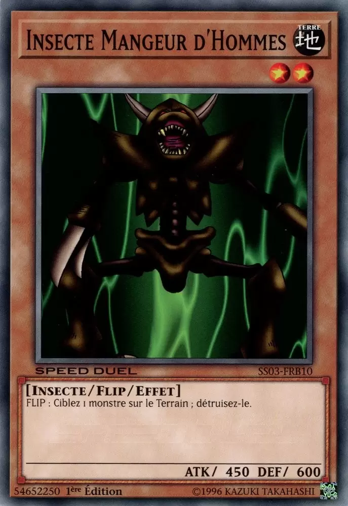 Speed Duel - Les Prédateurs Ultimes SS03 - Insecte Mangeur d\'Hommes