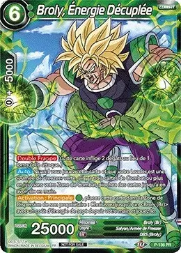 Dragon Ball Super Carte Promo FR - Broly, Énergie Décuplée
