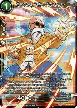 Dragon Ball Super Carte Promo FR - Kamesennin, Maître d\'Arts martiaux