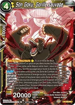 Dragon Ball Super Carte Promo FR - Son Goku, Gorille sauvage