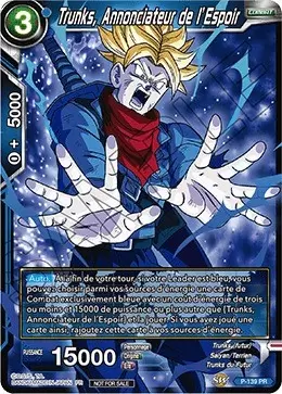 Dragon Ball Super Carte Promo FR - Trunks, Annonciateur de l\'Espoir
