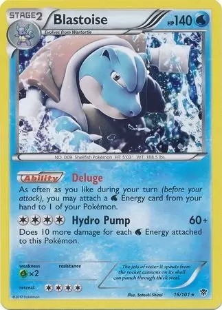 Plasma Blast - Blastoise Cosmos Holo
