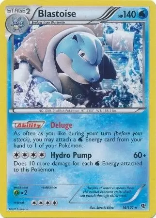 Plasma Blast - Blastoise Holo