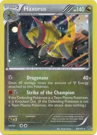 Plasma Blast - Haxorus Cosmos Holo
