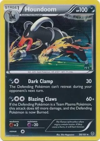 Plasma Blast - Houndoom Holo