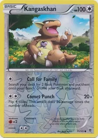 Plasma Blast - Kangaskhan Reverse