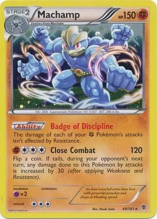 Plasma Blast - Machamp Cosmos Holo