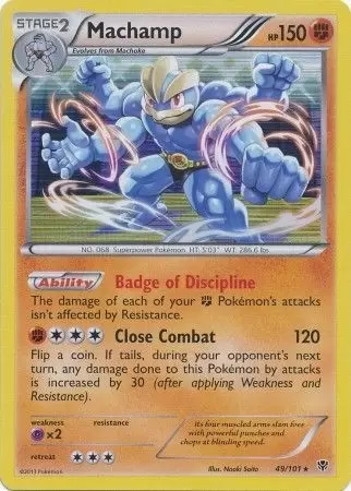 Plasma Blast - Machamp Holo