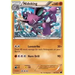Pokemon Card Nidoking 58/116 Plasma Freeze near mint! 