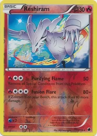 Plasma Freeze - Reshiram Reverse