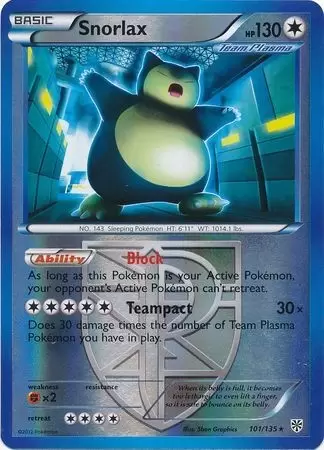 Plasma Storm - Snorlax Reverse