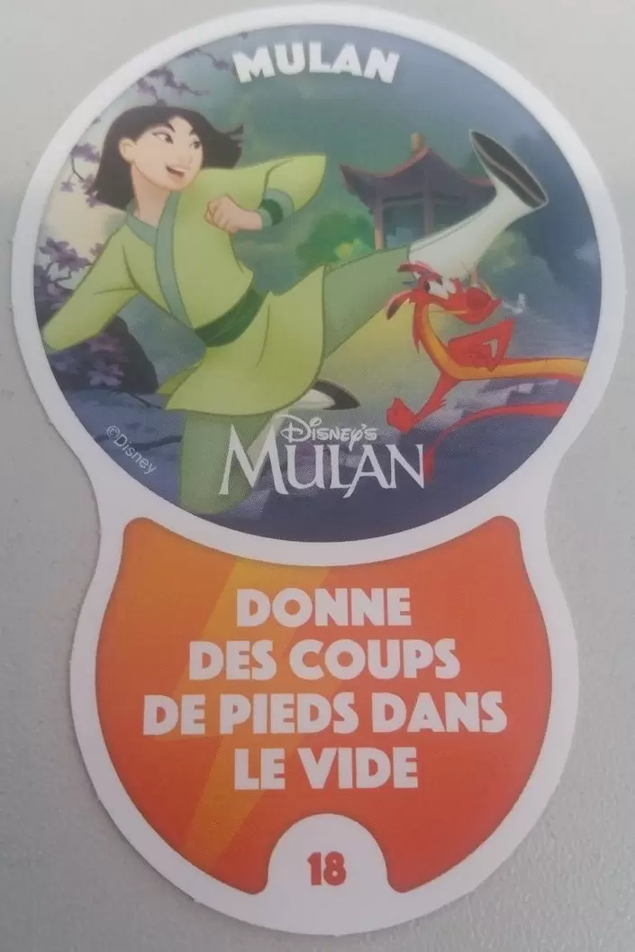 Cartes Auchan : Les Défis (Disney) - MULAN